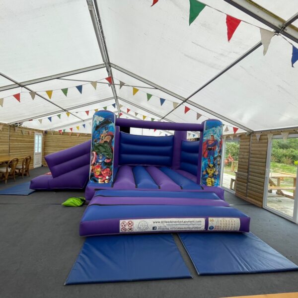 Blue and purple side slide 2