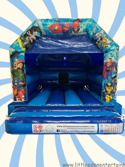 Superhero Bouncy Castle Wrap